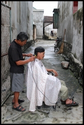 Le salon de coiffure