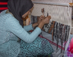 tissage traditionnel.