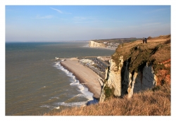 Du haut de la falaise