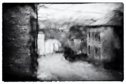 la rue ruisselante