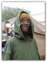 L'homme en vert