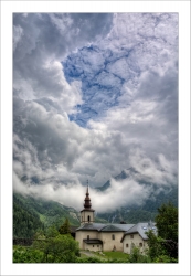 Eglises dans la brume