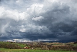 Averses sur la vallée de l'Isère