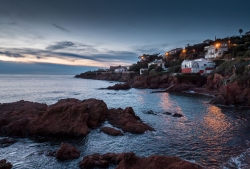 Petit matin sur la côte de l'esterel