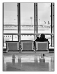 Waiting for plane...
