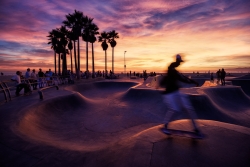 Skater à Venice beach