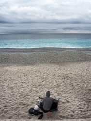 Seul face à la mer