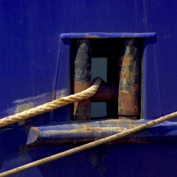 Bleu et rouille