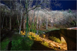 gorges d'Enval de nuit